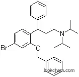 Molecular Structure of 156755-27-0 (Benzenepropanamine, 5-bromo-N,N-bis(1-methylethyl)-.gamma.-phenyl-2-(phenylmethoxy)-)